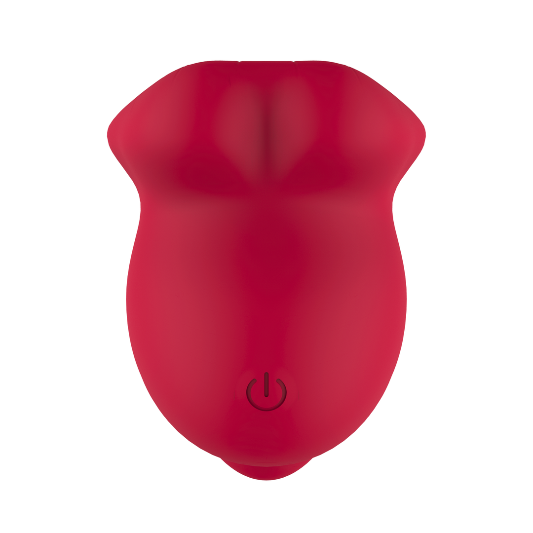 view of power button from Mouth-Shaped Clitoral Air Kisser 