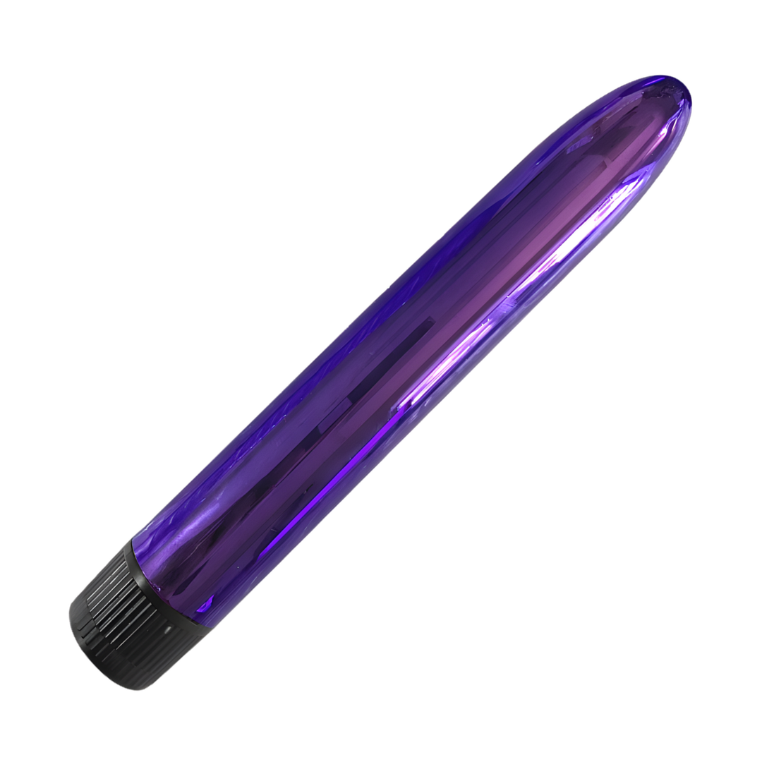 purple slim 7 inch vibrator multi-speed from Classix Ultimate Pleasure Couple's