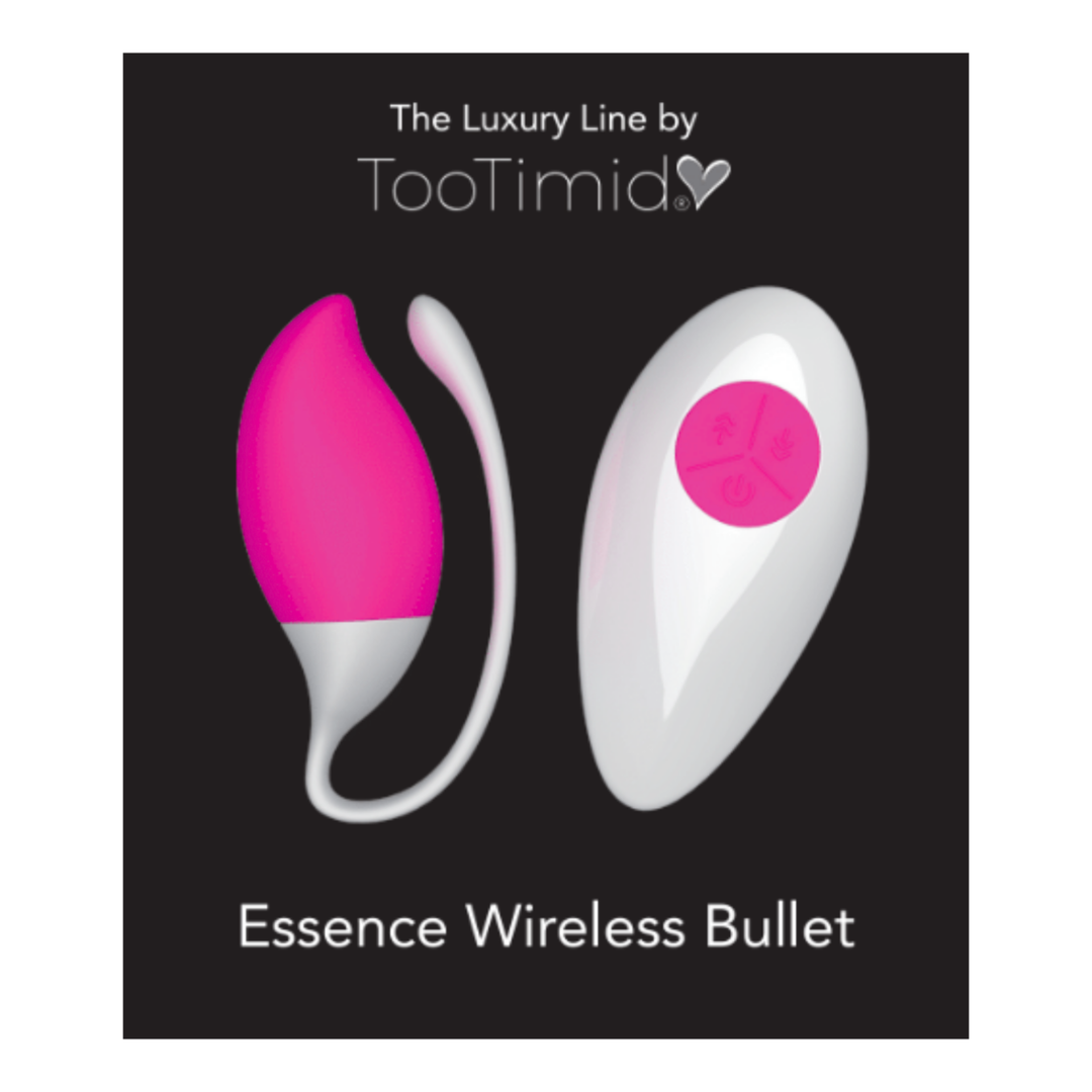 Essence Wireless Remote Control Bullet Vibrator inside packaging