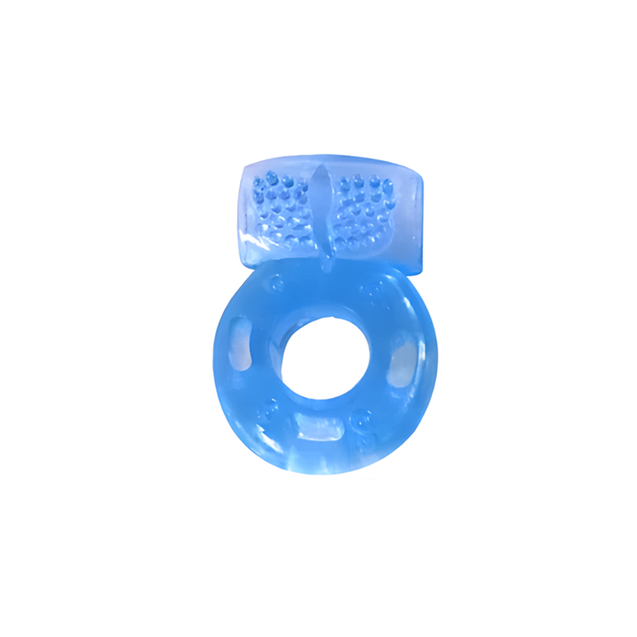 blue jelly vibrating cock ring from Classix Ultimate Pleasure Couple's