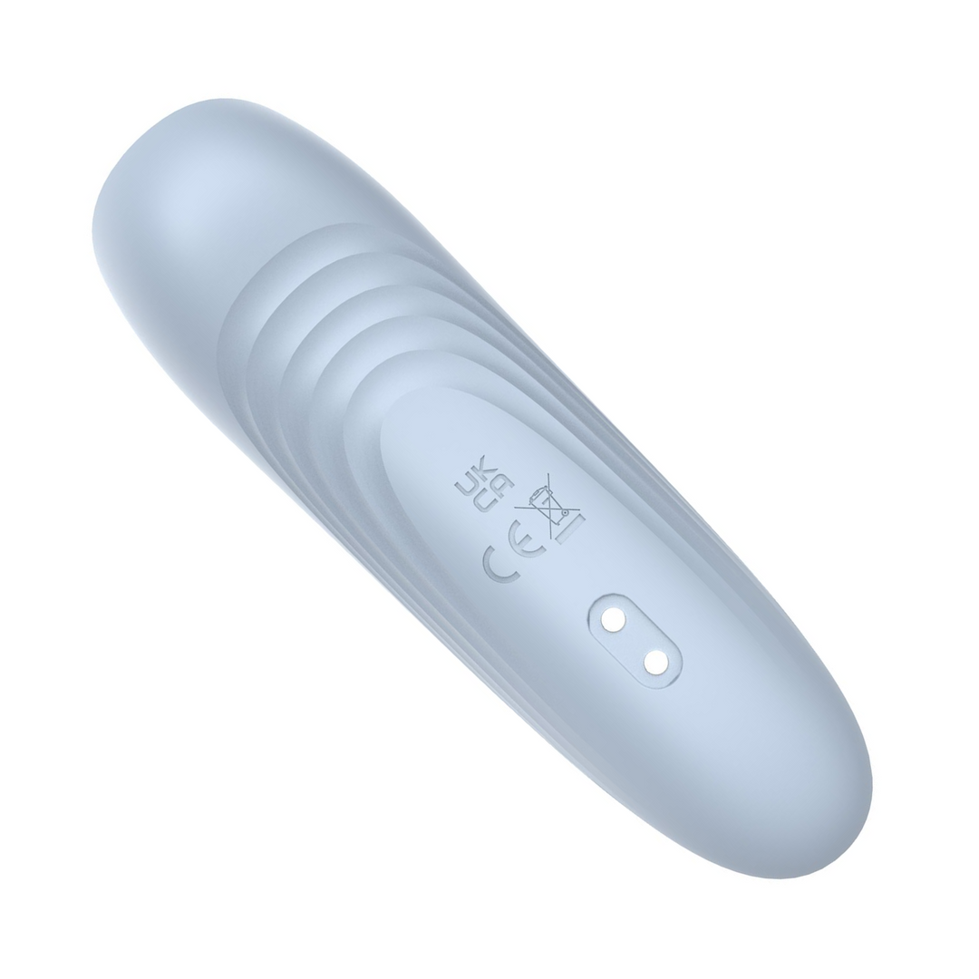 view of charging port from Blue Air Pulse Toy by TooTimid