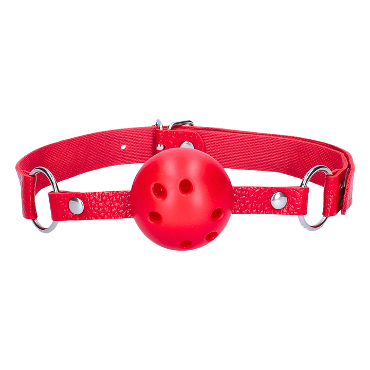 Red ball gag