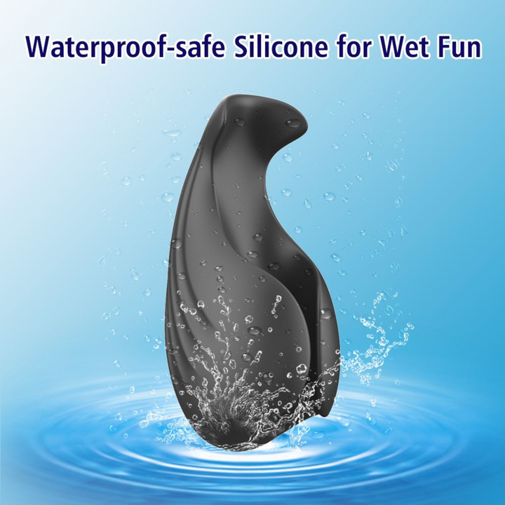 waterproof-safe silicone for wet fun Glans Masturbator 