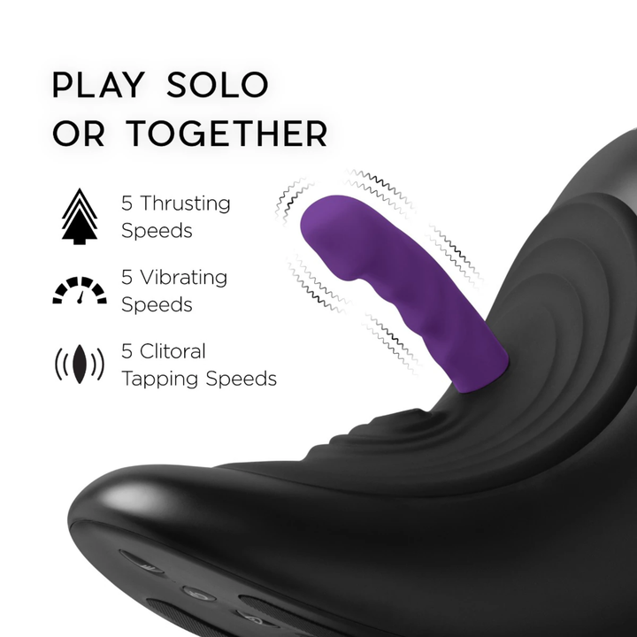 Cowgirl Saddle Premium Sex Machine play solo or together 