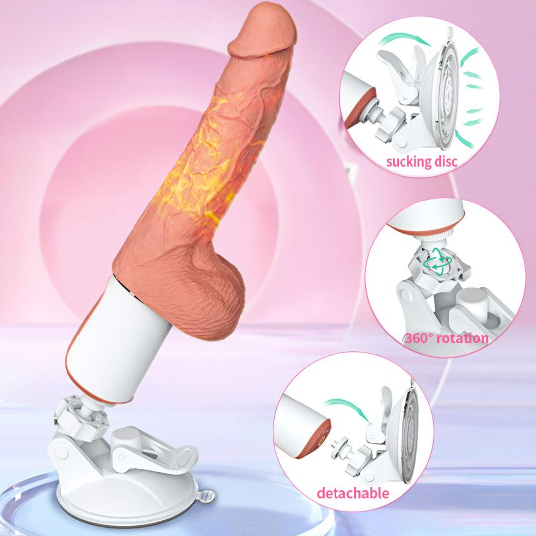 product features from Warming, Thrusting, Vibrating, and Waterproof Dildo 