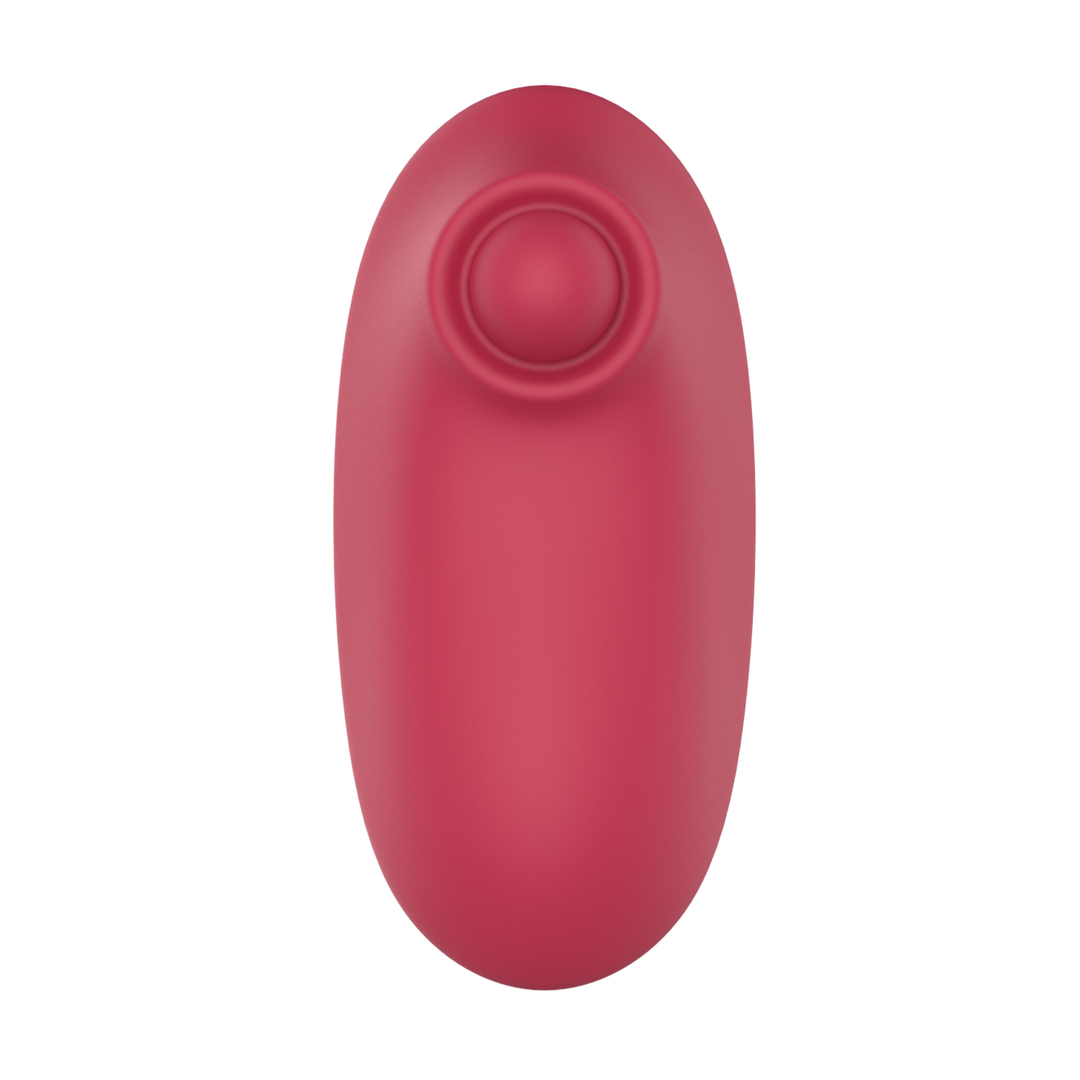 view of tapper from Rose Handle Clit Tapper smooth silicone