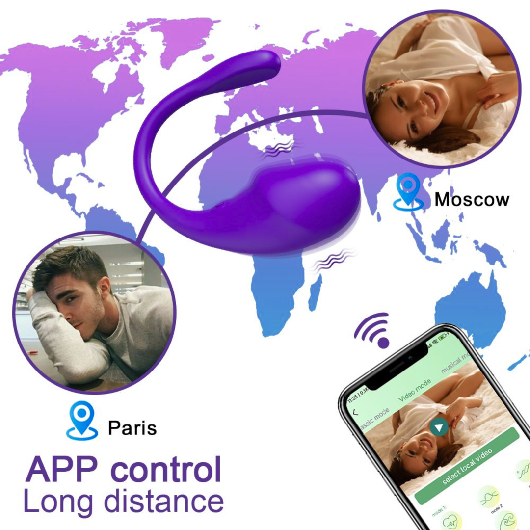 app control for long distance lovers App Controlled Vibrating Egg  