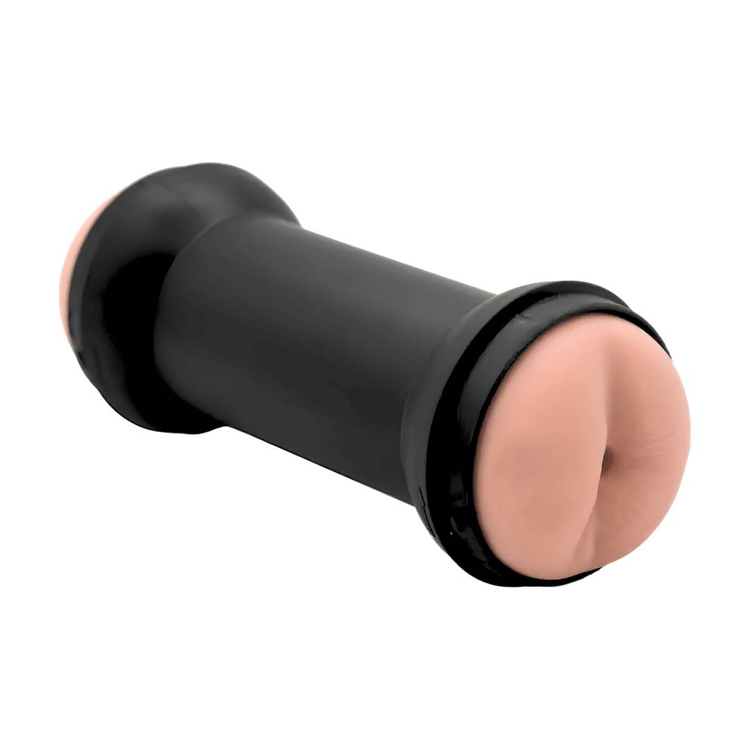 anal entry from Realistic Double-Ended Stroker