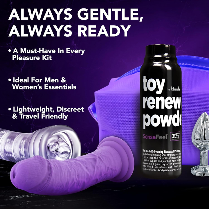 always gentle always ready Blush Toy Renewal Powder 3.4oz 
