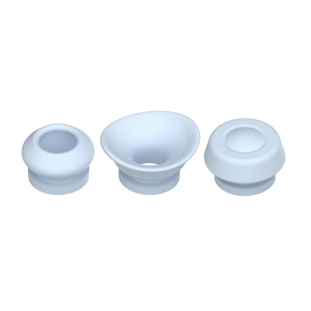 three attachments from suction air pulse adult sex toy 