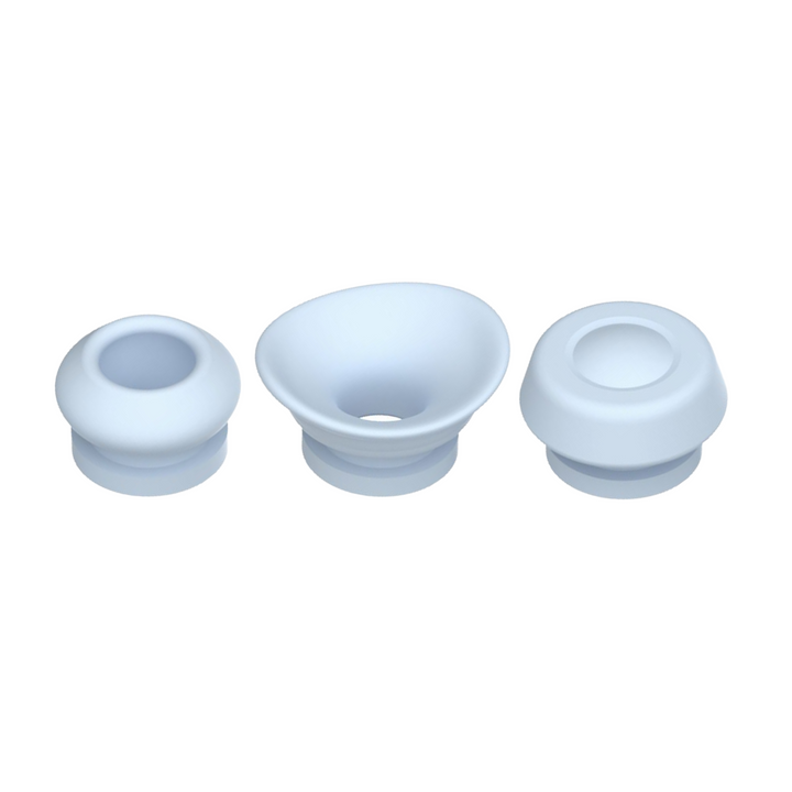 three attachments from suction air pulse adult sex toy 