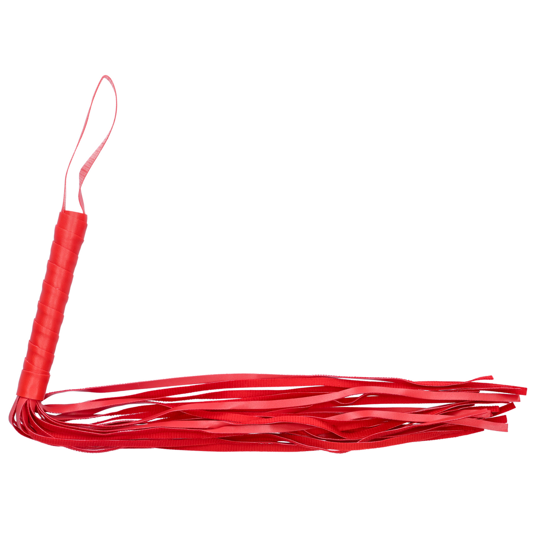 Red bondage whip