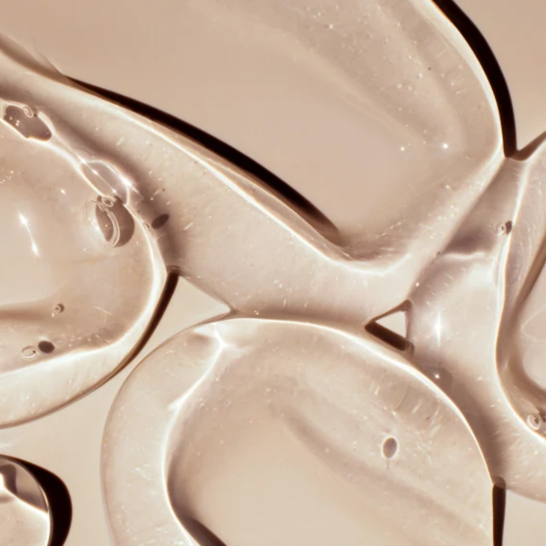 glops of clear gel from Beaver Butter Water Based Lubricant 3oz