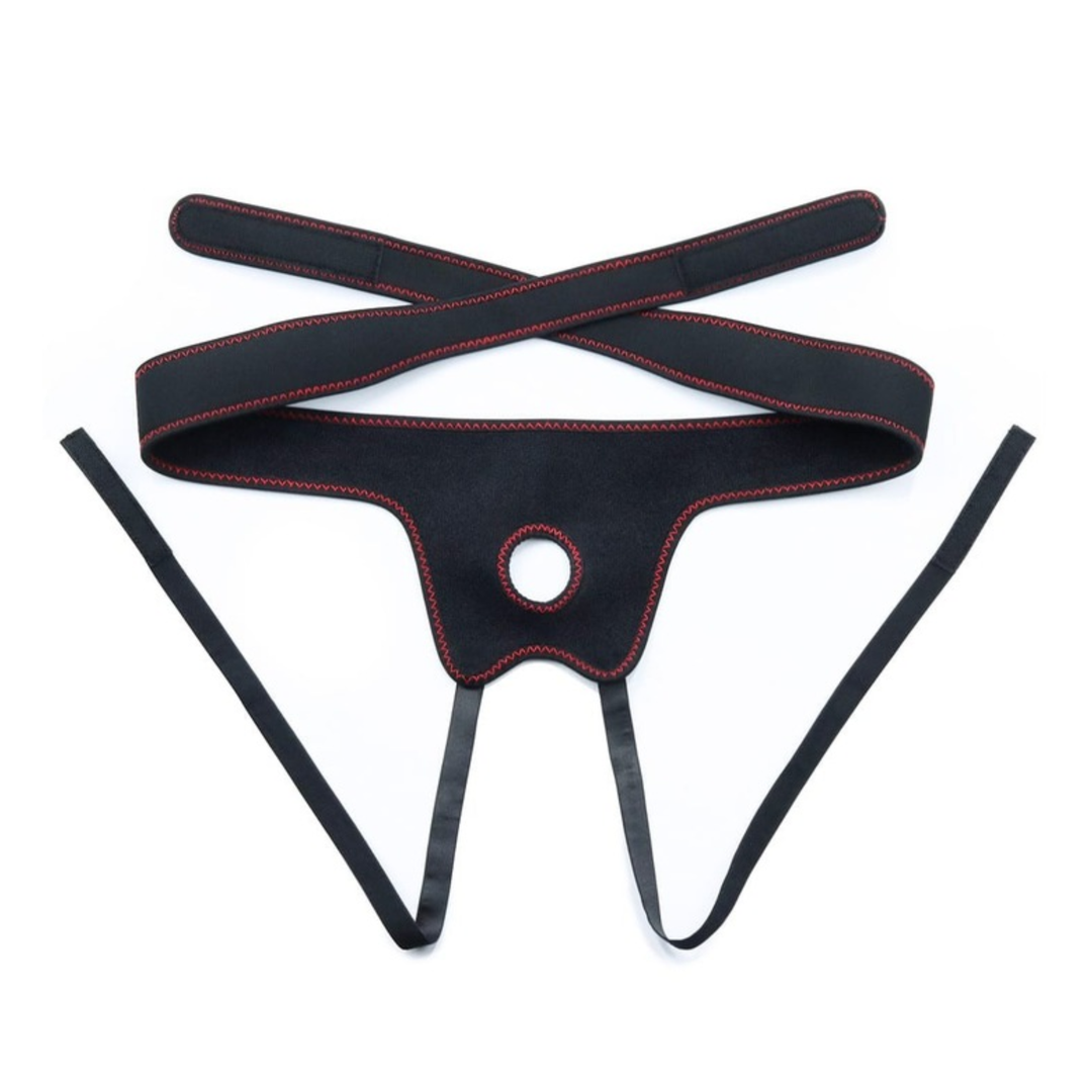 harness from INGEN 7.5 Inch Black Easy Strapon Set 