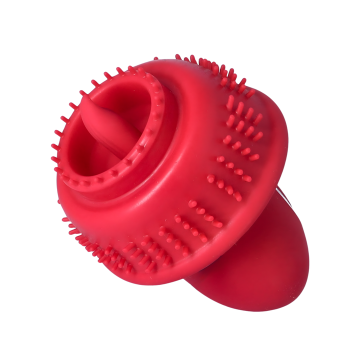 Velour Kiss Clitoral Stimulator  flipped inside out 