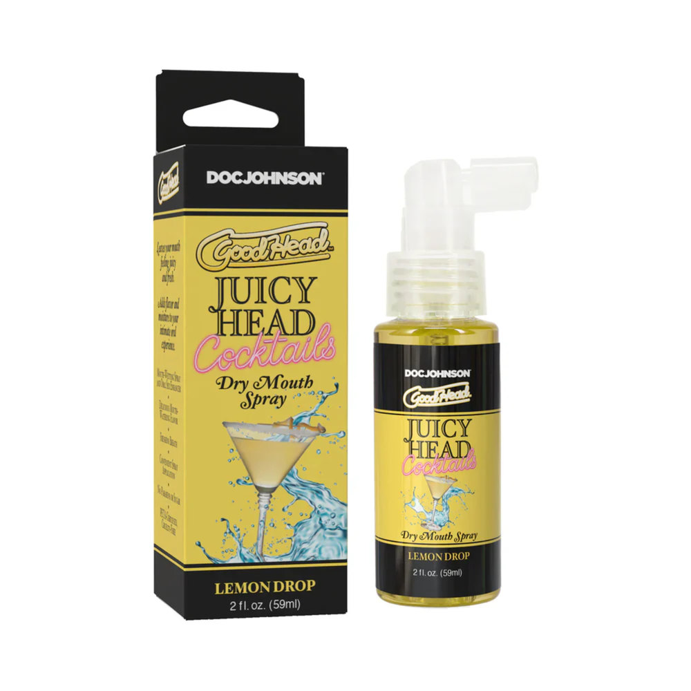 GoodHead Juicy Head Cocktails Dry Mouth Spray 2oz lemon drop 