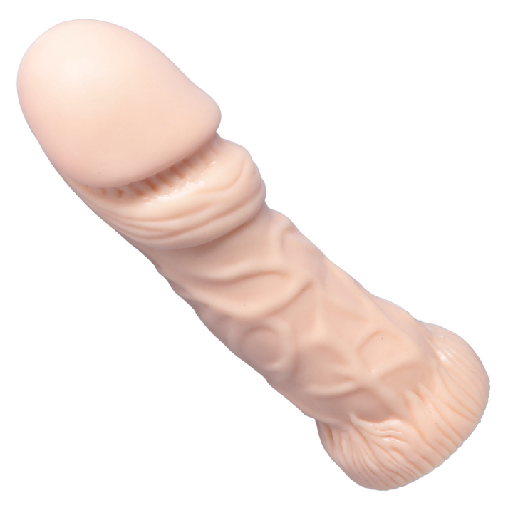 8 inch TopCat oversized dildo - beige