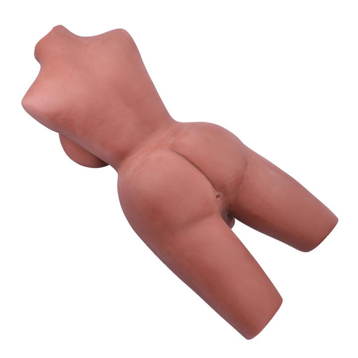 LADY boy sex doll on belly view of butt and anal entrance 
