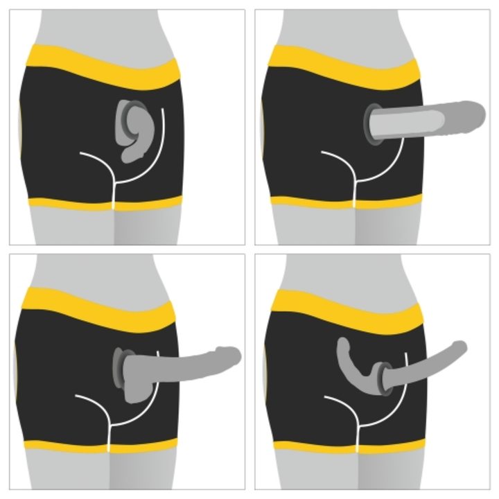 ways to use INGEN Horny Strap-on Shorts 