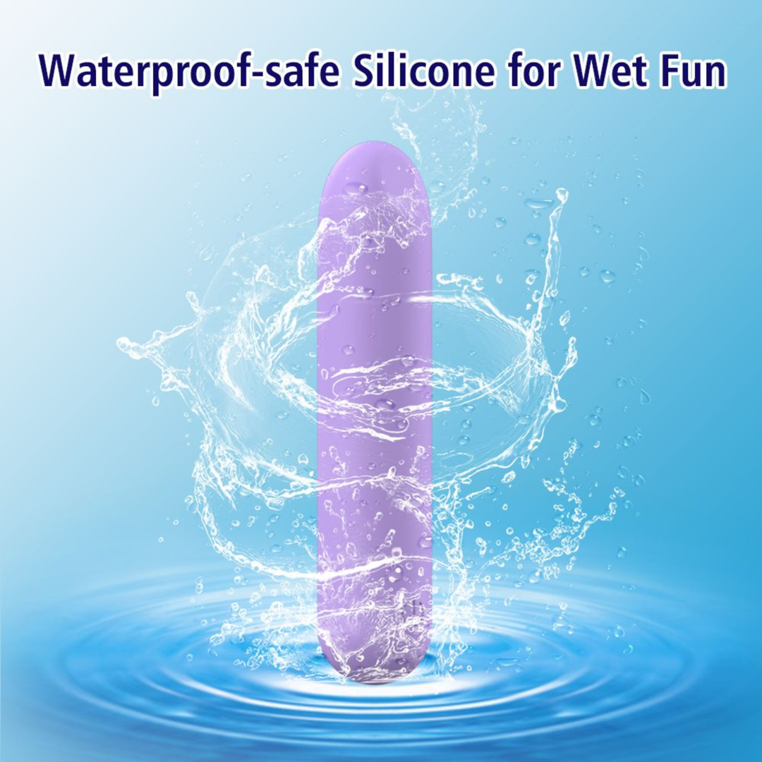 Vibrating Rechargeable Bullet waterproof for wet and wild play 