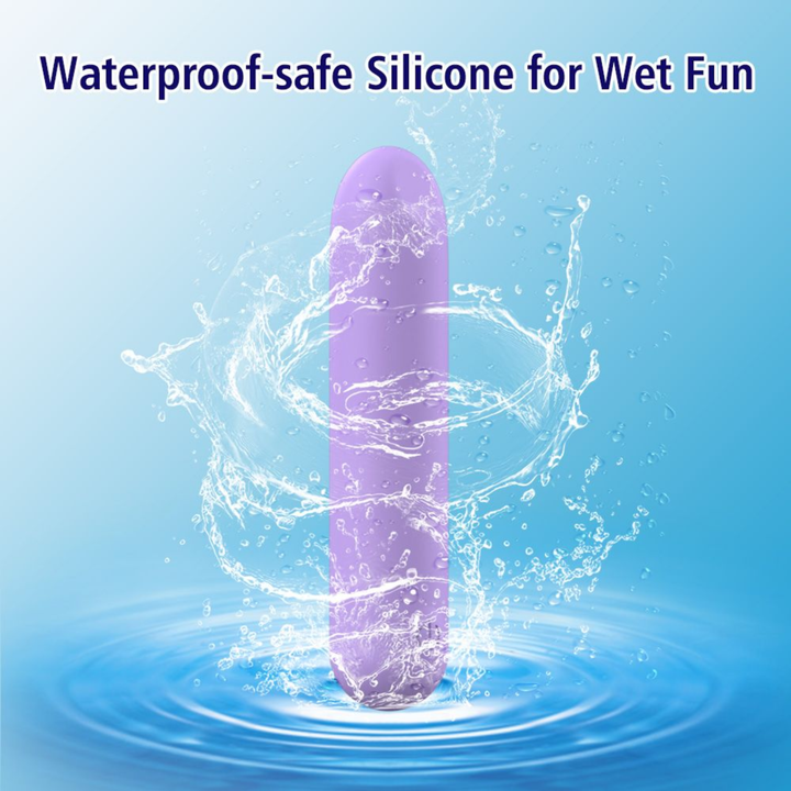 Vibrating Rechargeable Bullet waterproof for wet and wild play 