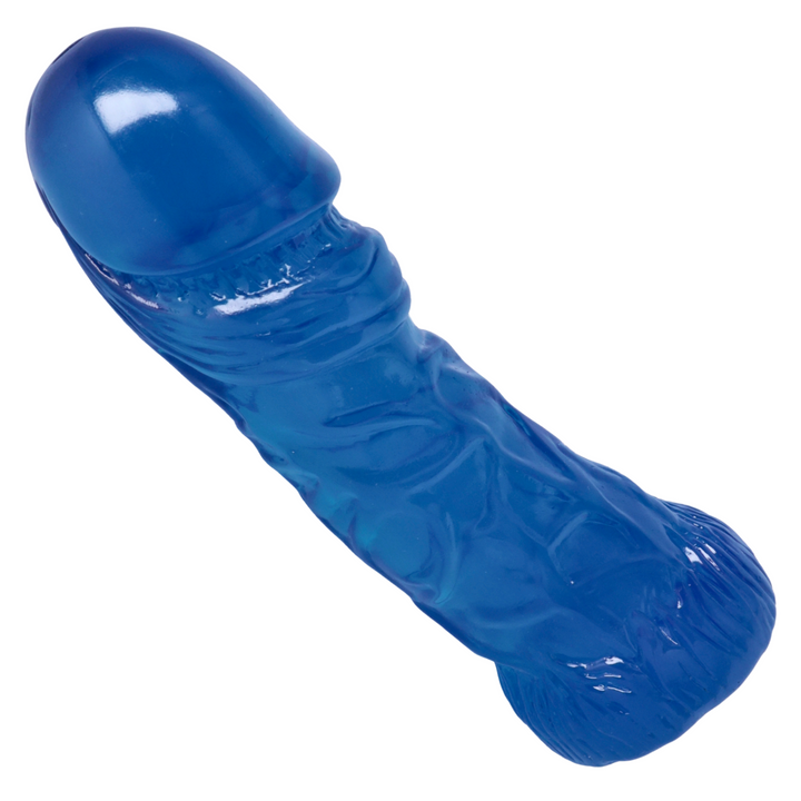 8 inch TopCat oversized dildo - blue