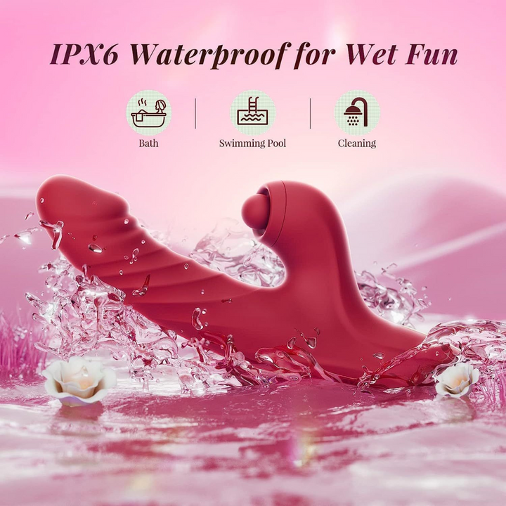 IPX6 Waterproof for wet fun. BATH. SWIMMING POOL. CLEANING 