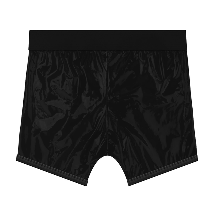 backside of INGEN Chic Strap-On Shorts full product view 