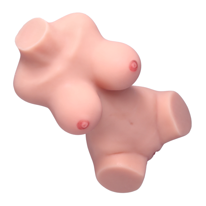 soft squeezable breasts from Curvy Torso Masturbator