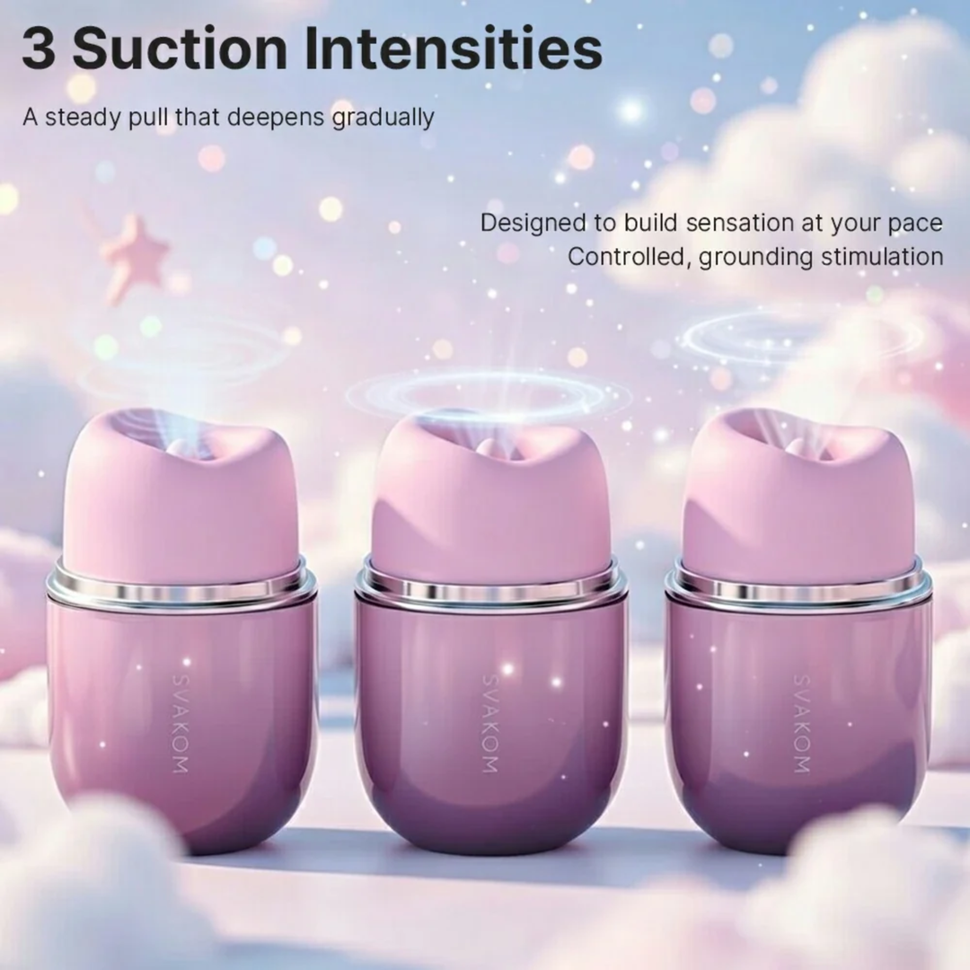 3 suction intensities  Klitty Silicone Rechargeable Clitoral Stimulator 