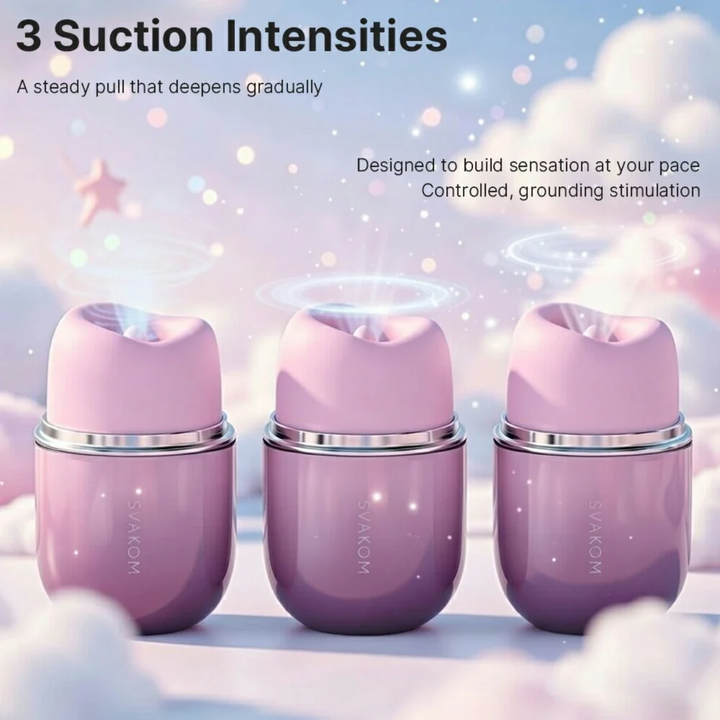 3 suction intensities  Klitty Silicone Rechargeable Clitoral Stimulator 
