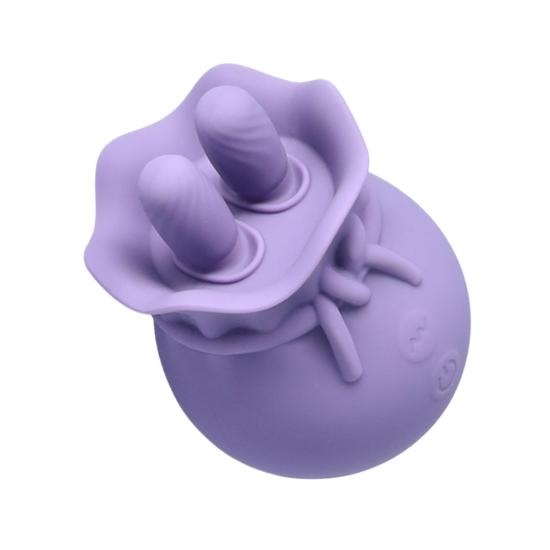 view of nodules from Lavender Lover - Double Tongue Clit Licker