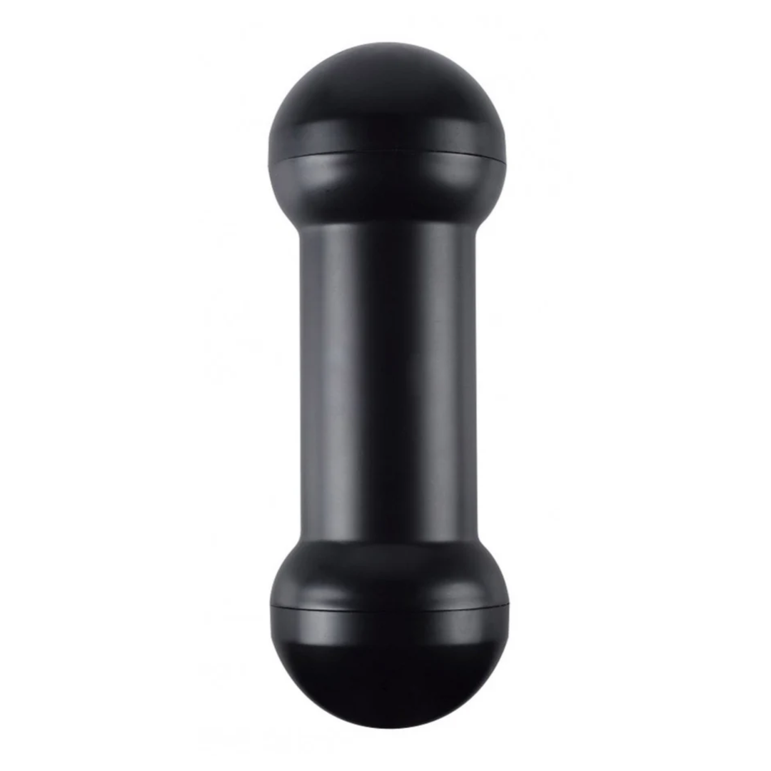 Training Master Double Sided Male Stroker - Mouth and Pussy with caps for discreet storage 