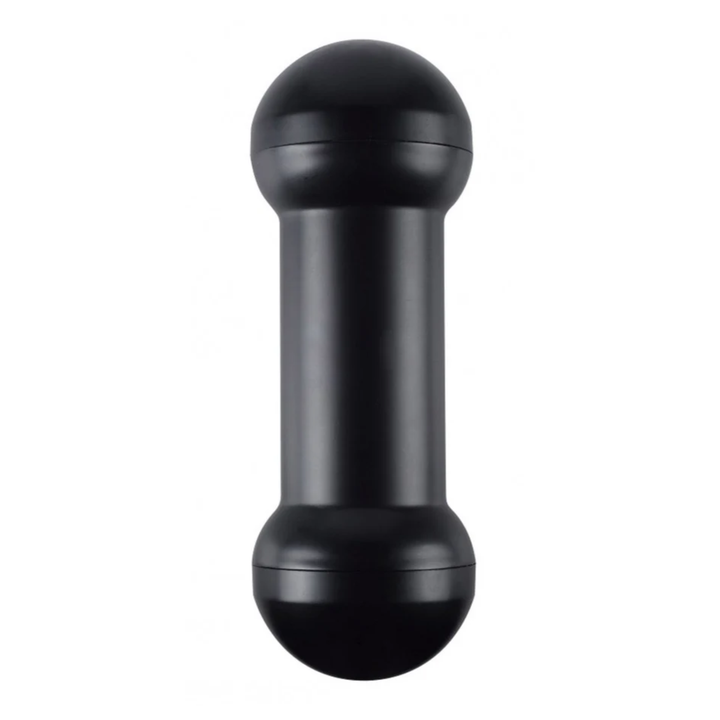 Training Master Double Sided Male Stroker - Mouth and Pussy with caps for discreet storage 