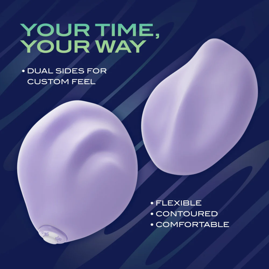 your time your way Urself Pulse Pad Rechargeable Silicone Grinder with Remote dual sides for a custom feel 