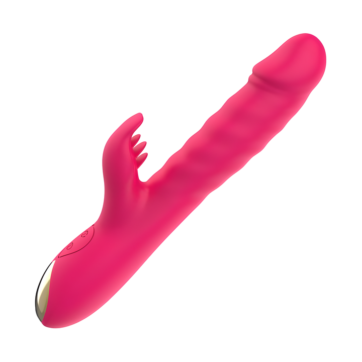 Thrusting Spinning Licking Dual Action Vibrator full product view 
