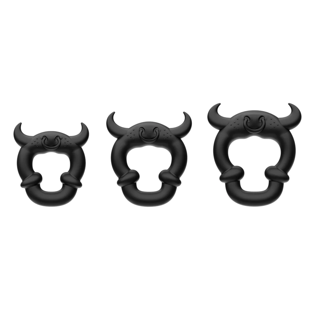 Pinnacle Pro Flexlock Tri Set Cock Ring product contents 