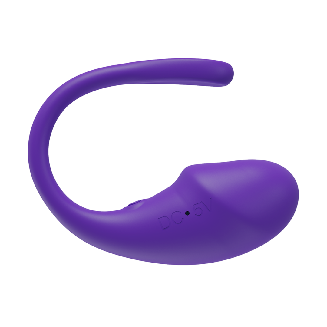 smooth silicone App Controlled Vibrating Egg charging port 