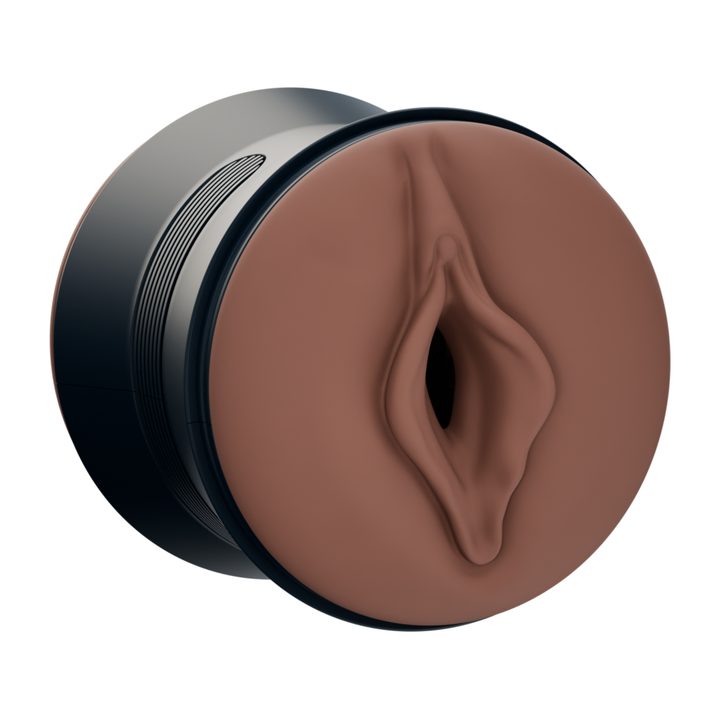 Pussy and Mouth Vibrating Male Masturbator view of vagina hole 