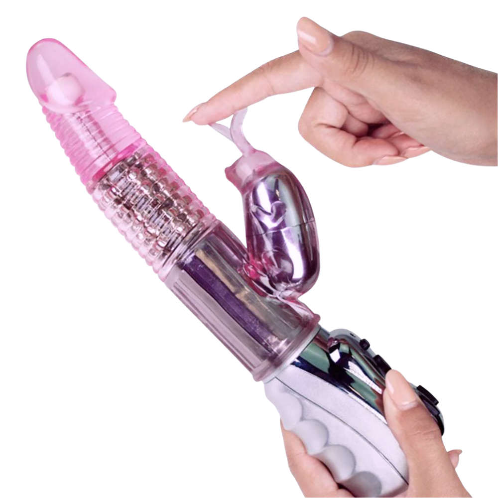 flexible bunny ears from Rotating Rabbit Dual-Action Vibrator