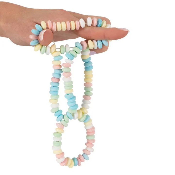 hands stretching Candy Cuffs Flavored Assorted Colors 
