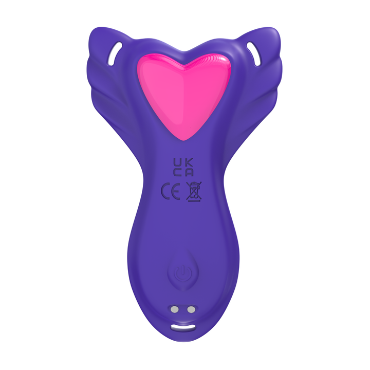 front side view of Wearable G-Spot Vibrator cute heart 