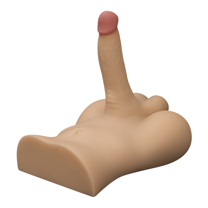 flat base Male Torso Masturbator with Rideable Cock and Textured Ass Streetgirls for both men and women 