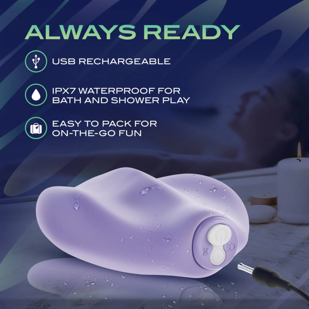 totally waterproof Urself Pulse Pad Rechargeable Silicone Grinder with Remote 