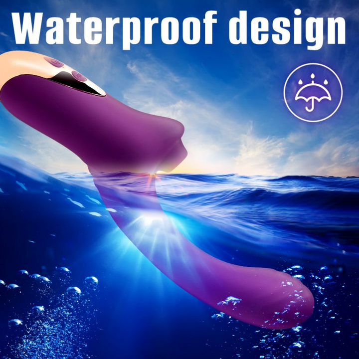 air pulse rabbit toy in water. Waterproof design 