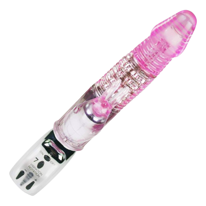 view of rabbit from Rotating Rabbit Dual-Action Vibrator