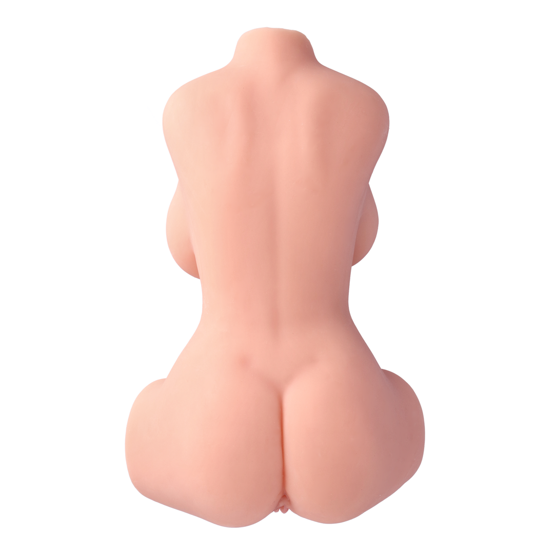 full product view of Curvy Torso Masturbator backside 