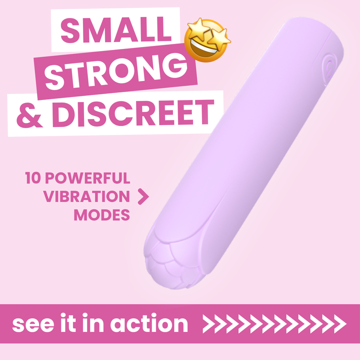 Discreet Travel-Sized Bullet Vibrator strong small and discreet see it in action 