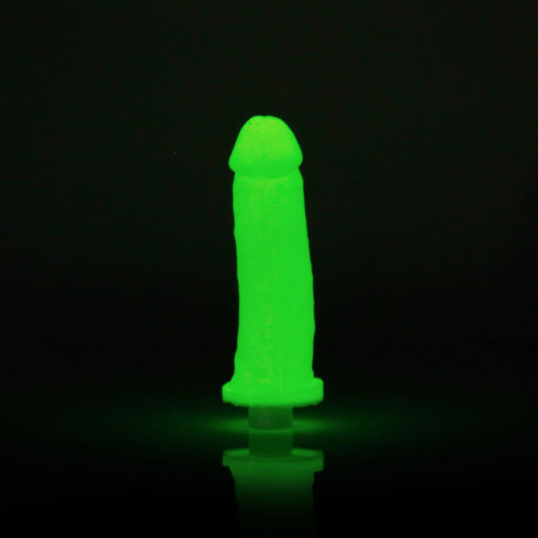 Glow In The Dark Clone-A-Willy Penis Molding Kit glowing in the dark 