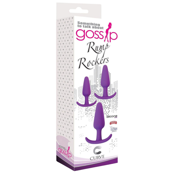 Rump Rockers 3pc Silicone Anal Training Set - Anal Toys